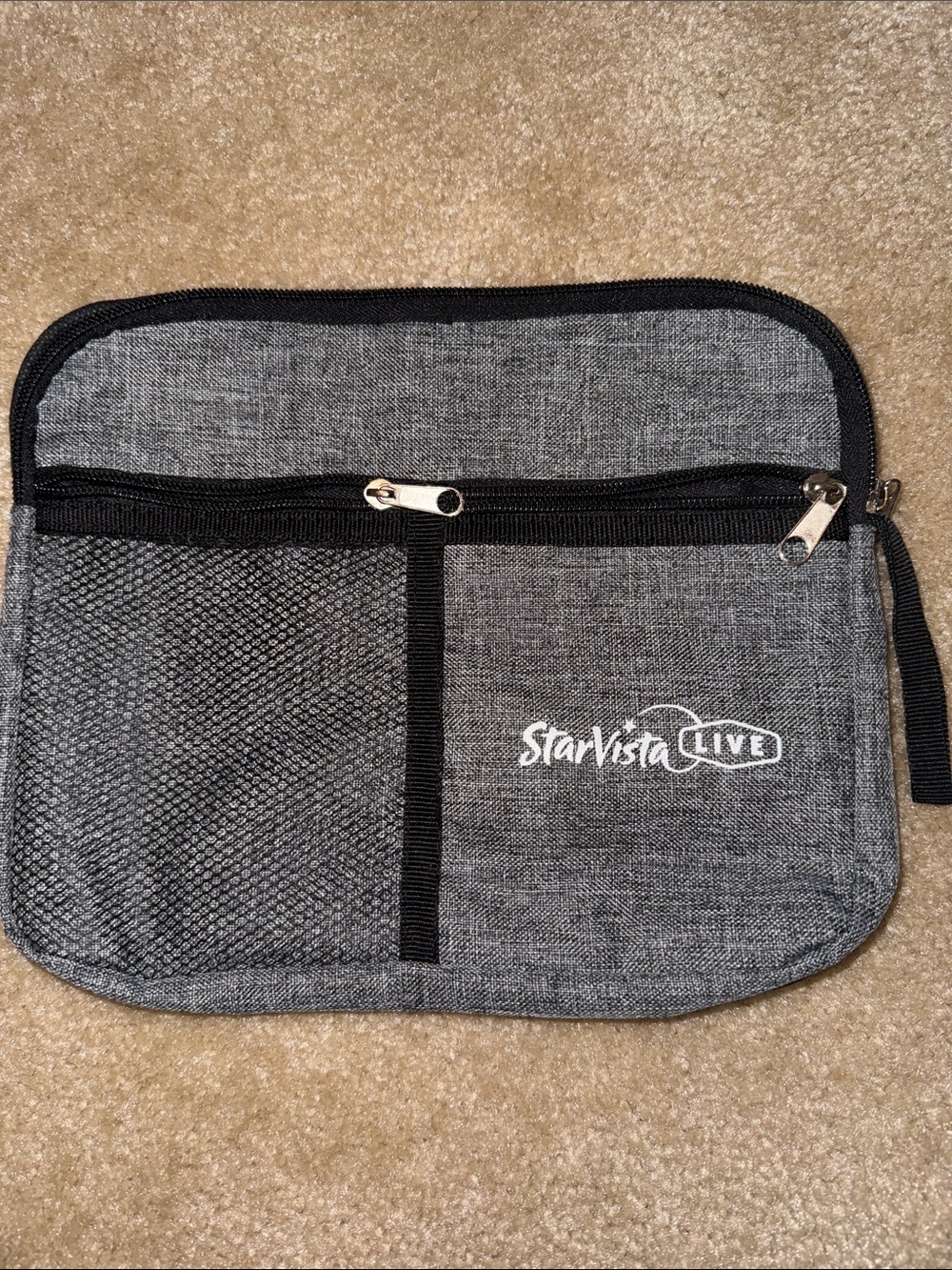 StarVista Live Grey Travel Organizer Pouch